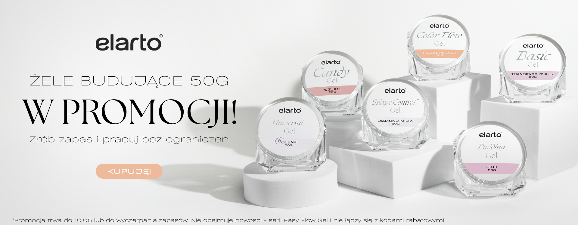 BANER - promocje żele budujące 50g